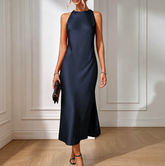 Solid Color Sleeveless Casual Dresses For Women Plus Size