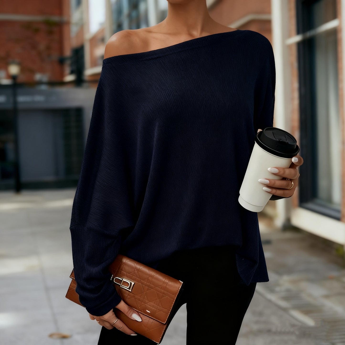 Women'S Elegant Long Sleeve Blouse