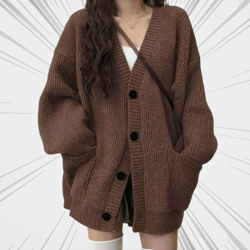 Fashionable & Elegant Women's Knitted Cardigan Sweater