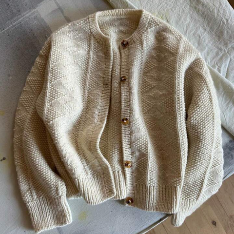 Autumn/Winter Star Pattern Cardigan