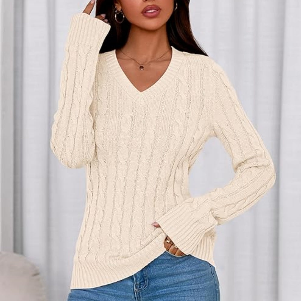 Women's Crew Neck Long Sleeve Pullover Crop Sweater Mock Neck Lantern Sleeve Ribbed Knit Cropped Sweater