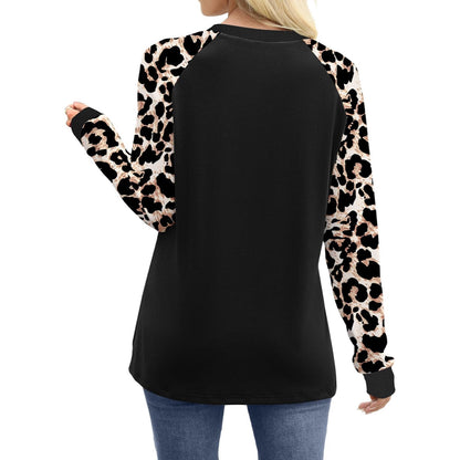 Long Sleeve Shirts for Women Color Block Raglan Tops