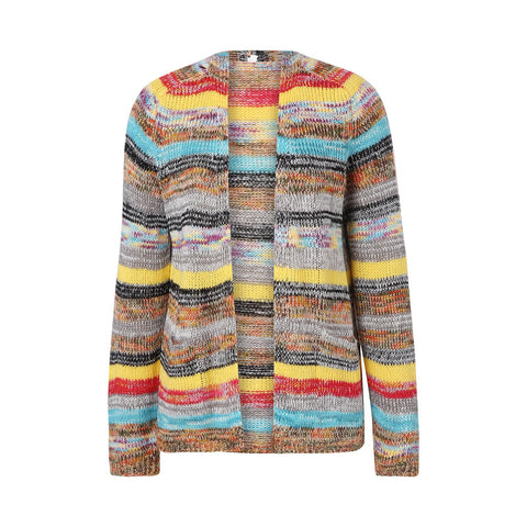 Sweater knitting cardigan thin outwear loose outwear women