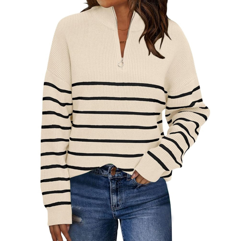 Women's  Oversized Sweater 2025 Mock Turtleneck Fall Fashion Outfit